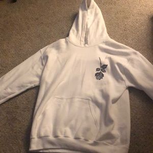 assholes live forever rose hoodie